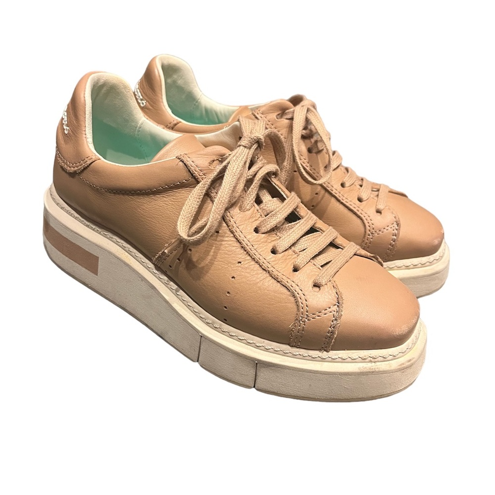Womens Paloma Barcelo Agen Napasoft Nocciola Sole Latte Sneakers